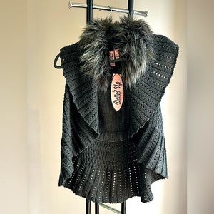 Dolled Up Sleeveless Sweater NWOT